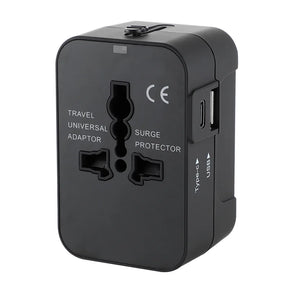 Adaptador de Viaje en Oferta con Doble Puerto USB