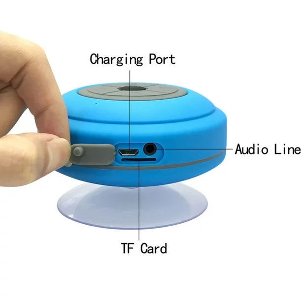 Bocina Inalámbrica Contra Agua para Regadera y Baño