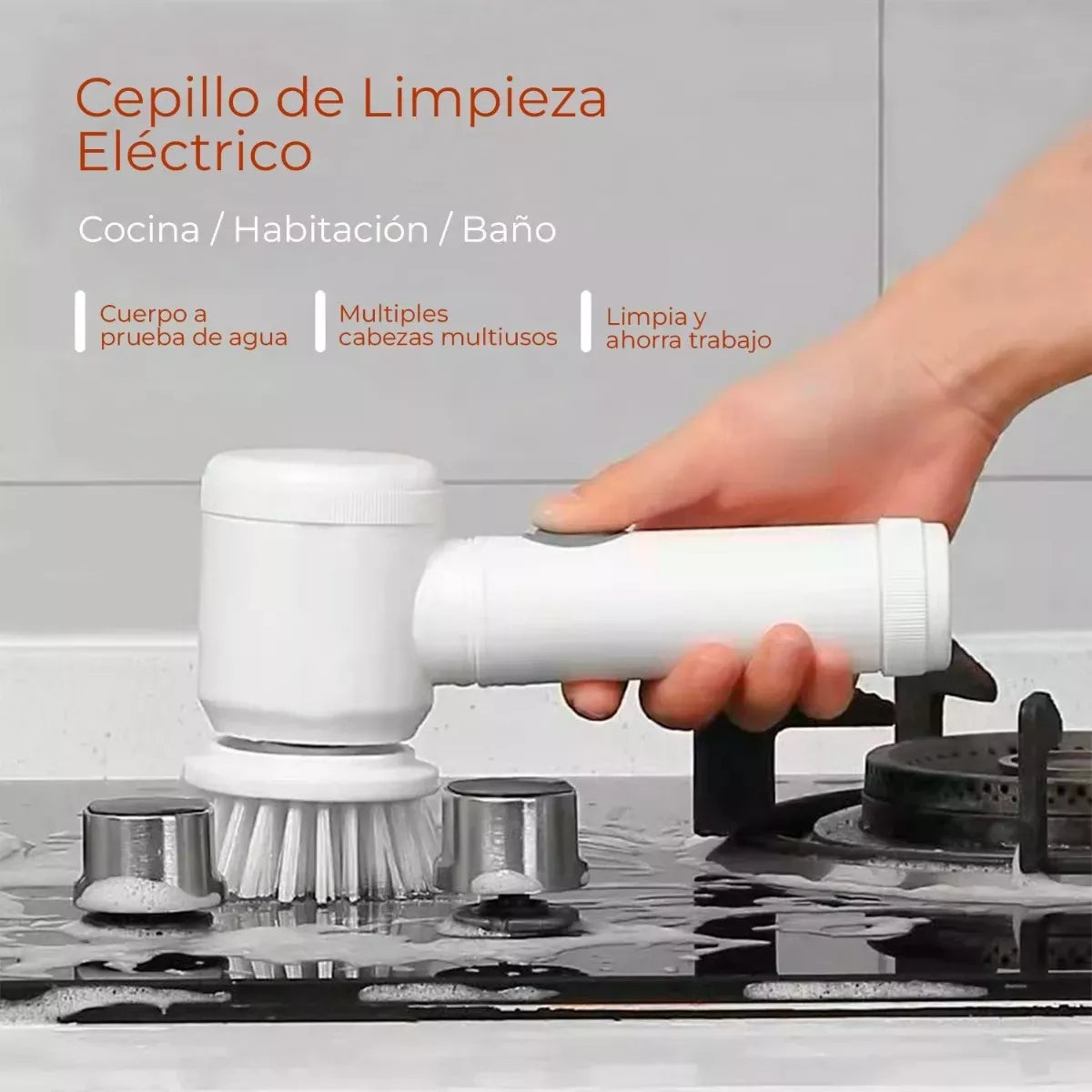 Cepillo Mágico Limpiador Eléctrico